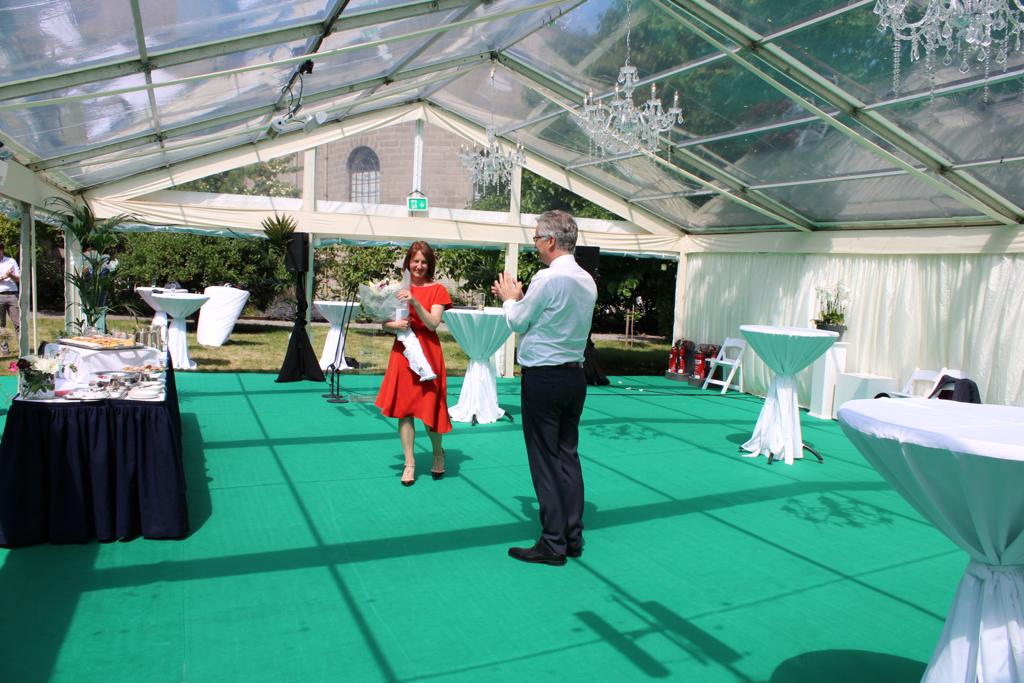 Patrick Prendergast (@pjprendergast) on Twitter photo Delighted to host a reception in the Provost's Garden for the E3 project team, led by the Project Sponsor Veronica Campbell <a href="/BursarTrinity/">Bursar & Director of Strategic Innovation</a> to celebrate the progress with the E3 Learning Foundry. It's the first time they've all been together in 18 months.
tcd.ie/provost/addres… Delighted to host a reception in the Provost's Garden for the E3 project team, led by the Project Sponsor Veronica Campbell <a href="/BursarTrinity/">Bursar & Director of Strategic Innovation</a> to celebrate the progress with the E3 Learning Foundry. It's the first time they've all been together in 18 months.
tcd.ie/provost/addres…