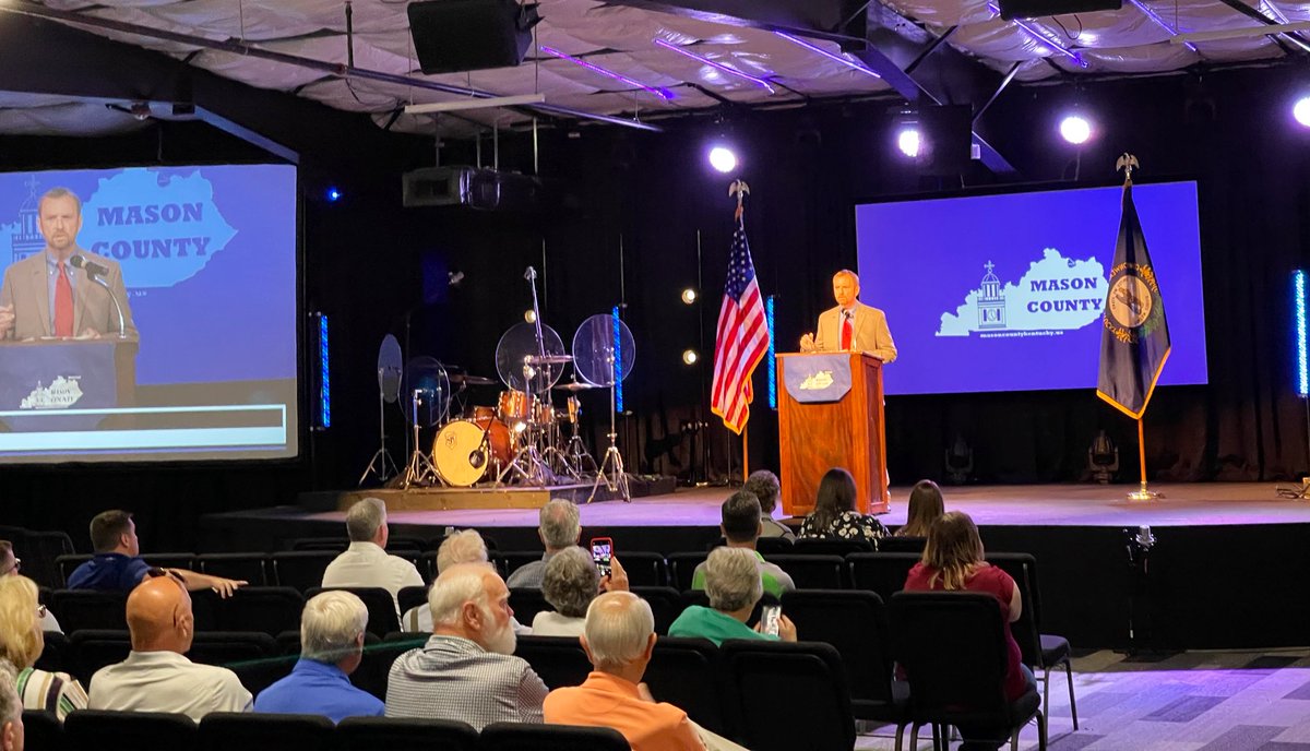 BradKTEC's tweet photo. Exciting times in Maysville/Mason County as County Judge Executive @ojmcneill announces the latest 165,000SF Industrial Spec Building along w/ 63 Acre Industrial Park in Northern Kentucky #SpecBuilding #IndustrialPark #CooperativelyPowered #SpeedToMarket https://t.co/tKPUFaVOtb