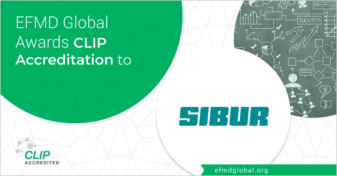 SIBUR became the first #Russian #industrial company to receive <a href="/EFMDnews/">EFMD News</a>’s worldwide #CLIP accreditation for its #Corporate #University. The #EFMD team specifically noted top managers' involvement in the #education process and the engagement with the educational sector in Russia.