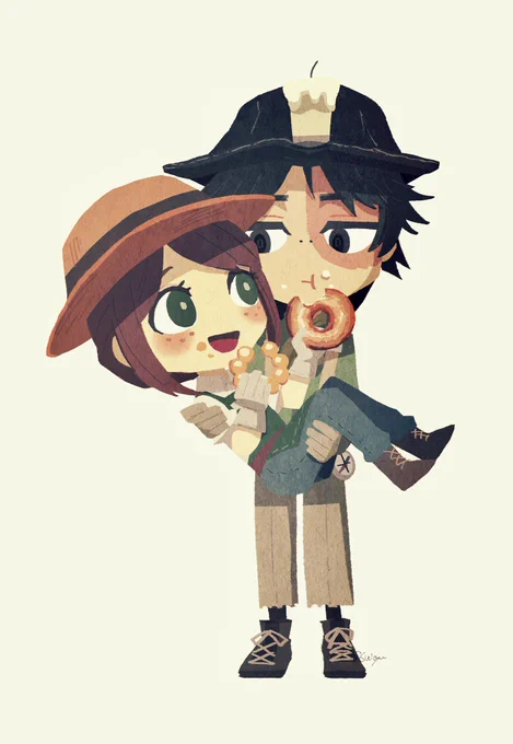 好きCPお姫様抱っこシリーズ
ノトエマちゃん🧲👒 