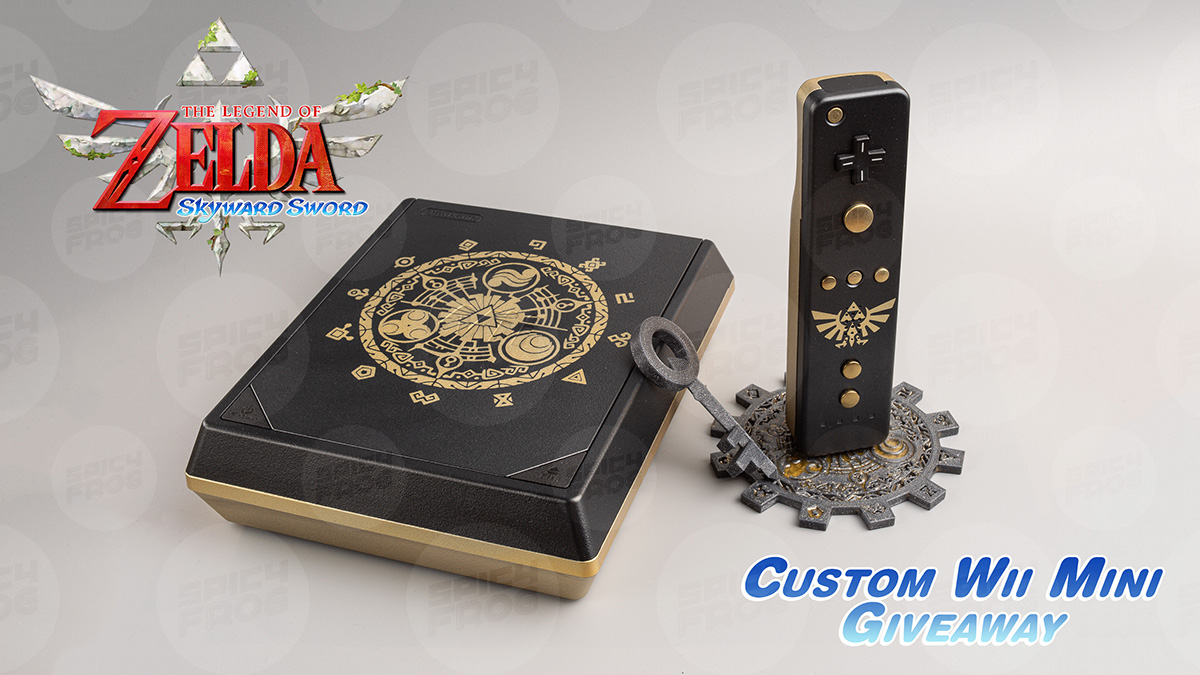 Spicy Frog (@spicyfrog64) on Twitter photo ⚔️ Skyward Sword Giveaway ⚔️
Win a custom painted Wii Mini and matching Wiimote!
To enter:
- Must be following <a href="/spicyfrog64/">Spicy Frog</a> 
- Retweet
- Post your favourite Zelda game in the comments!
Winner will be drawn on 16th July 2021
Worldwide shipping! ⚔️ Skyward Sword Giveaway ⚔️
Win a custom painted Wii Mini and matching Wiimote!
To enter:
- Must be following <a href="/spicyfrog64/">Spicy Frog</a> 
- Retweet
- Post your favourite Zelda game in the comments!
Winner will be drawn on 16th July 2021
Worldwide shipping!