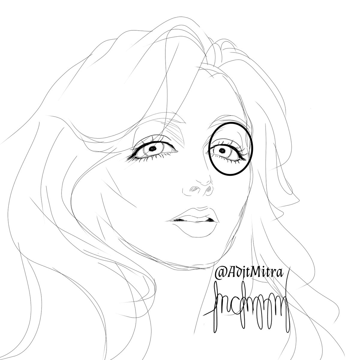 machinebreeder's tweet image. ✾ Hi. I’m alive.

Rough draft of Mitra with her hair down
Hopefully I finish this one.

#NewProfilePic
