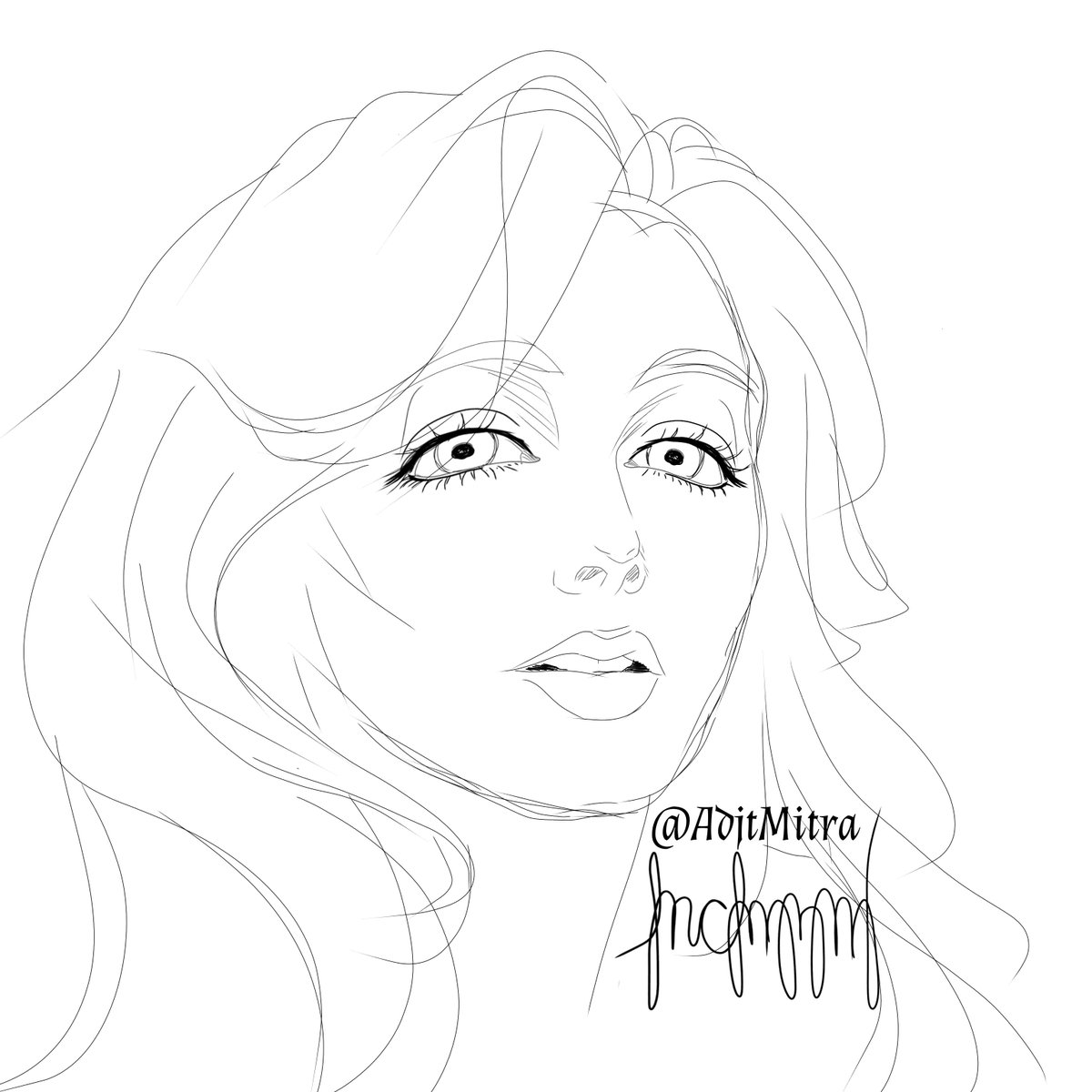 machinebreeder's tweet image. ✾ Hi. I’m alive.

Rough draft of Mitra with her hair down
Hopefully I finish this one.

#NewProfilePic