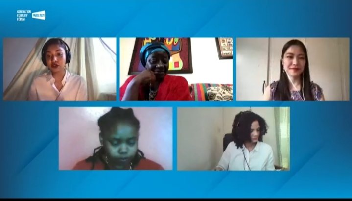 RaajenM's tweet photo. #StandingUpSpeakingOut: The Power of young feminists advancing towards a world where #SheDecides.. 

#GenerationEquality https://t.co/R2ZlZY8Ik3