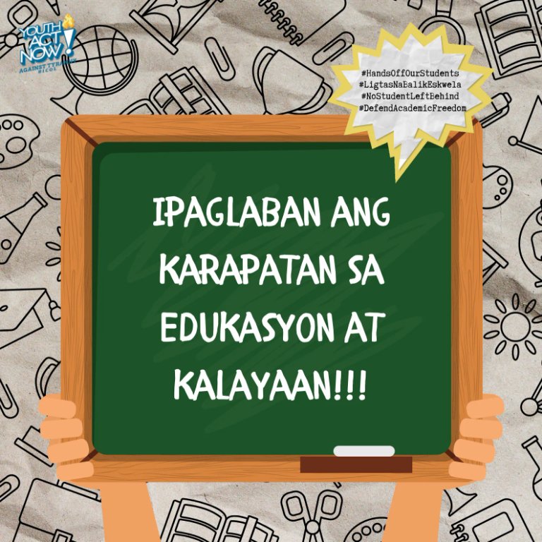 BahaghariBU's tweet photo. We, from Bahaghari Bicol University condemn the fascist attacks on progressive youth and student leaders. We also amplify our call for #LigtasNaBalikEskwela and #10KStudentAidNow to help the students sustain their education amid pandemic, and once again experience f2f classes. https://t.co/EwBaSFIFPX