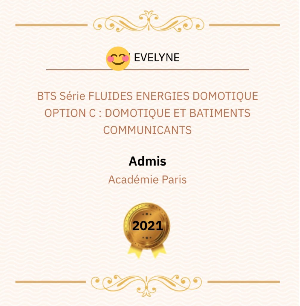 Bac +2 ✅✅ JE SUIS TROP HEUREUSE 😭😭😭