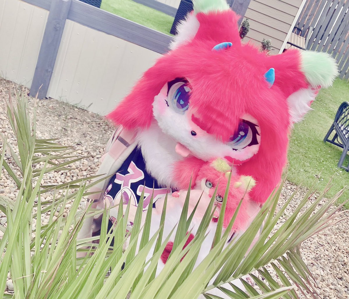 Satokochii's tweet photo. also yay! i can finally say it’s my first fursuit friday!! i managed to take some pictures, which took forever but hell yeah!! honestly her head is pretty comfy xD
🎨Tio_Factory https://t.co/5RgGY7Iwk3