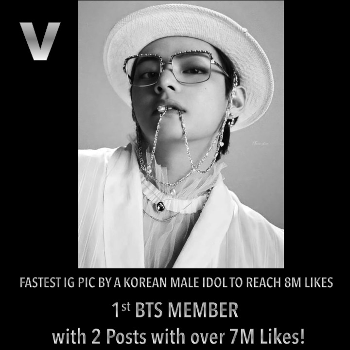 WORLDMUSICAWARD's tweet photo. #BTS' #V aka #Taehyung sets new record on Instagram as his #BTS_Butter Teaser Photo 2 crosses 8M likes on Instagram!🥇🇰🇷📸💥8️⃣Ⓜ️❤️🔥💪👑💜
https://t.co/voIKiI1GUN https://t.co/MM9q8o3OHb