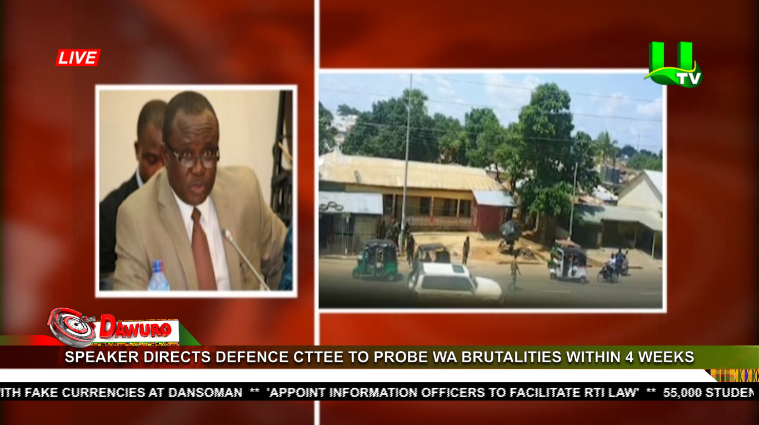 utvghana's tweet photo. #DAWURO

Speaker directs Defence Cttee to probe Wa brutalities within 4 weeks

#UTVGhana #UTVNews #DespiteGroup https://t.co/baHoxiF3aT