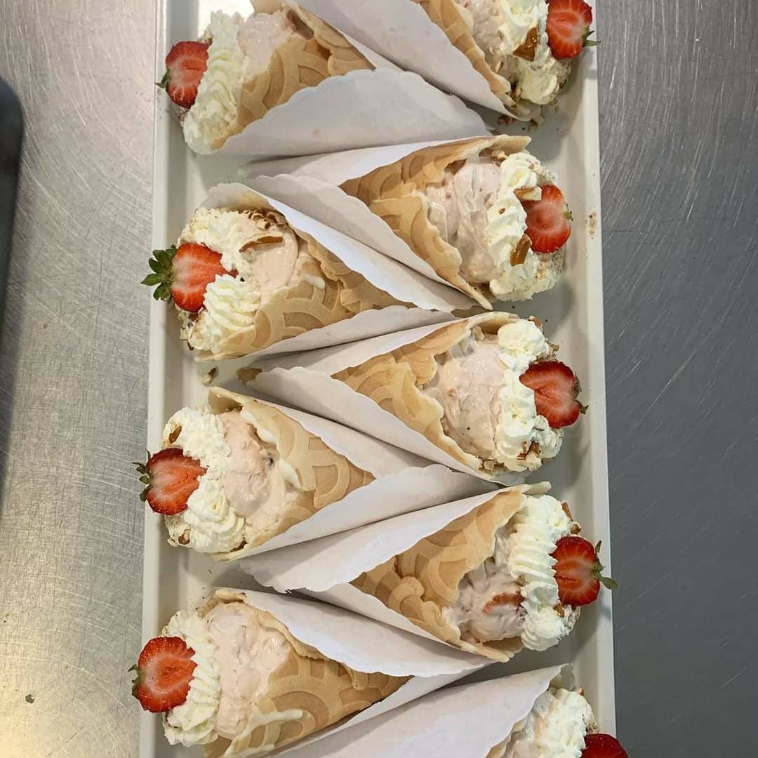 Failure is an option and a learning experience. I have had many cooking failures. For me, its disappointing to mess up a dish. When you fail you learn something and plan your next try accordingly.
3. Fusili Pasta 
4. Strawberry Pretzel Salad Cheesecake Cones