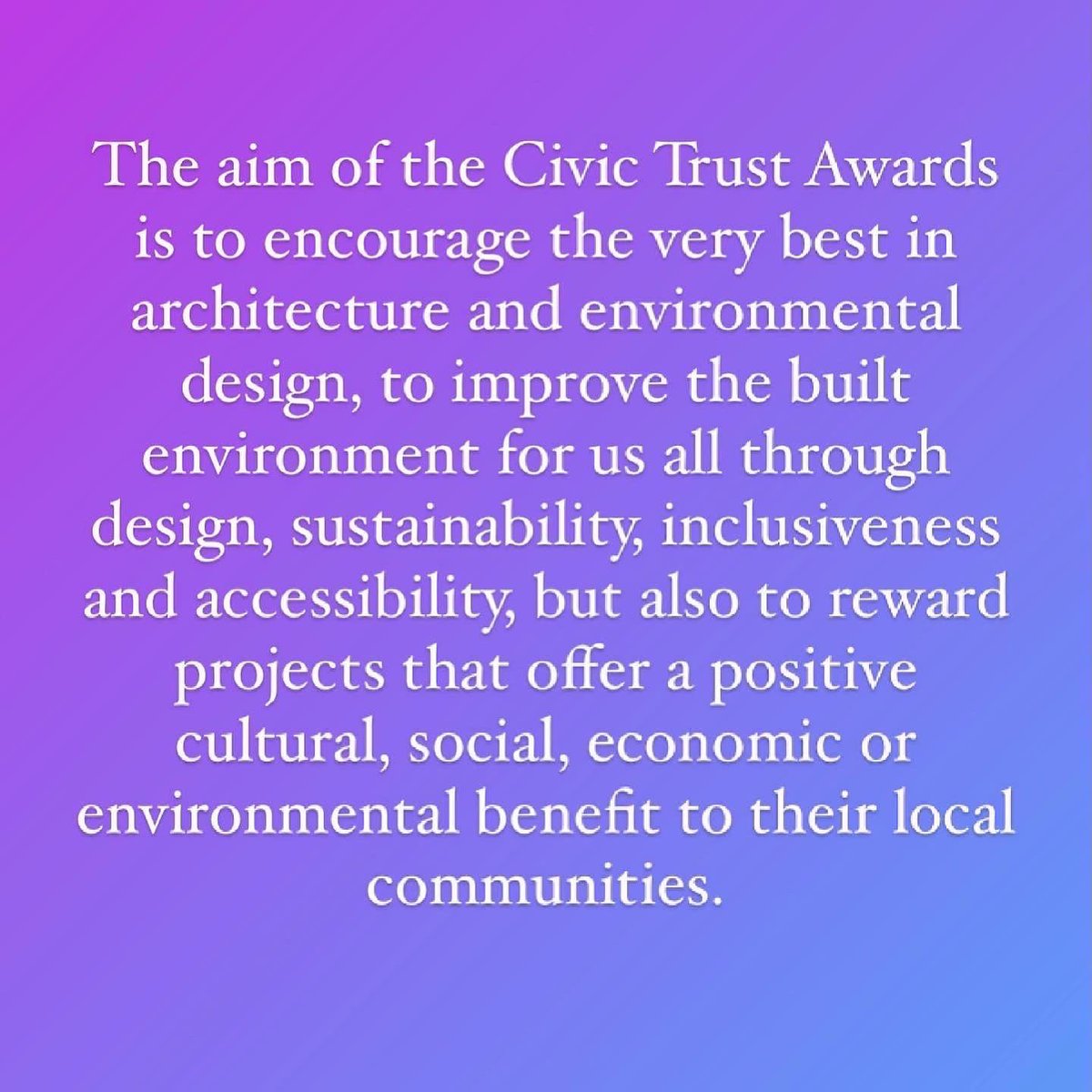 CTAConservation's tweet image. 2022 Civic Trust Awards Application Round is NOW OPEN civictrustawards.org.uk/apply Application guide civictrustawards.org.uk/uploads/CTA_AP… #architecture #Sustainability #Accessibility #CommunityEngagement #Conservation #Restoration #universaldesign 
#reuse #adaptation #publicrealm #infrastructure