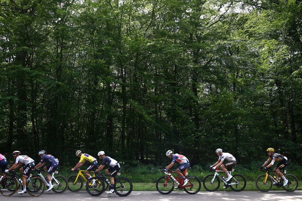 LidlTrek's tweet photo. What a day to be a cycling fan! 250km later and @Jasperstuyven rides off with a fantastic 2nd place on the longest Tour stage in 21 years! #TDF2021 https://t.co/6CiwPkG6AJ