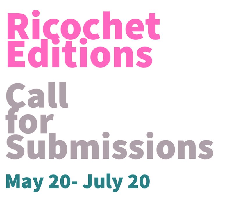 Ricochet Editions tweet media