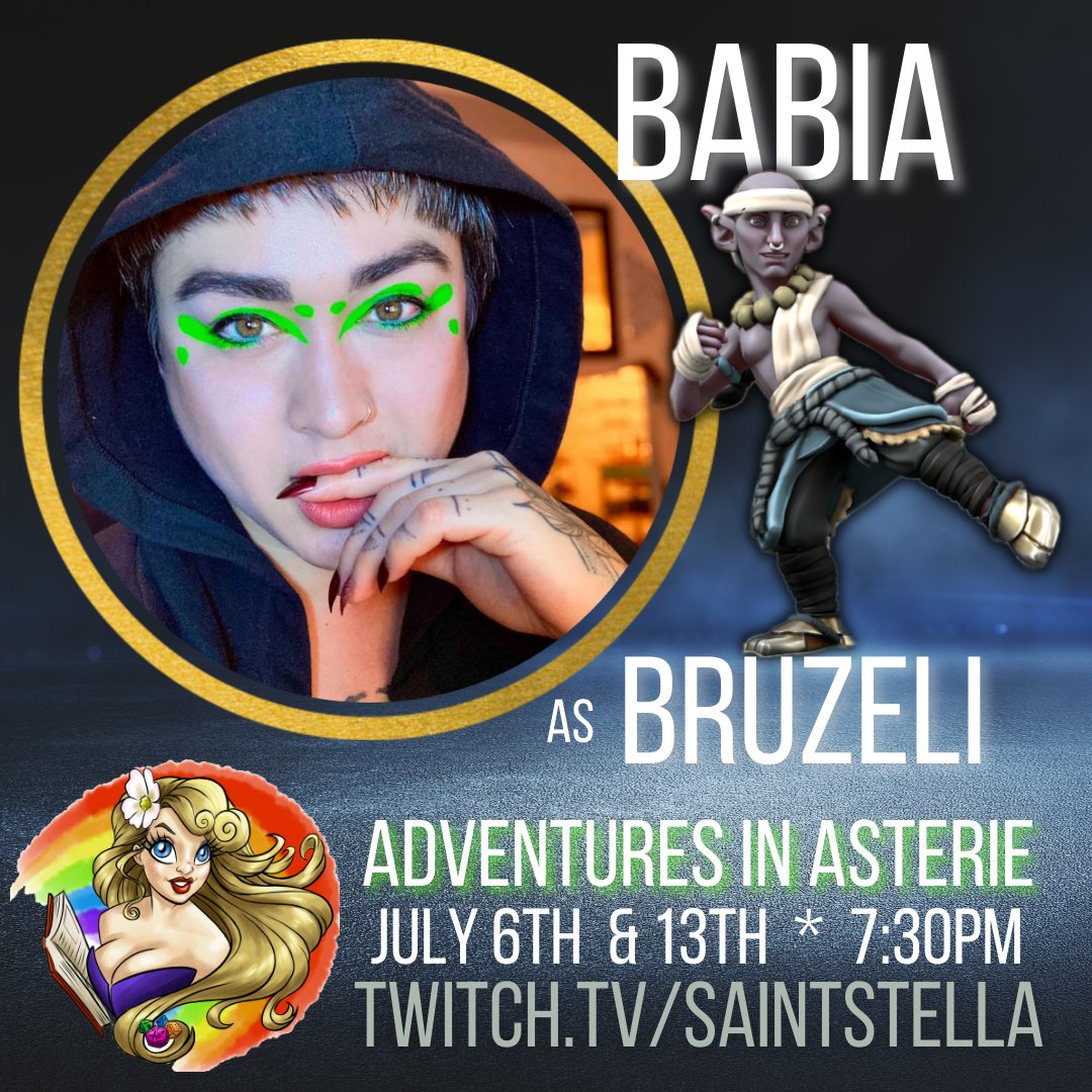 saint_stella's tweet photo. This Tuesay! #HorseForce returns! What trouble can this crew get into and out of in a two shot adventure.... Well, probabaly lots. ⚔️ Come cheer 'em on in chat. New start time of 7:30pm! 💫
@RLockdust @babia_majora @MysteryArts
#dnd #TTRPGSolidarity https://t.co/kDjbdNxndU