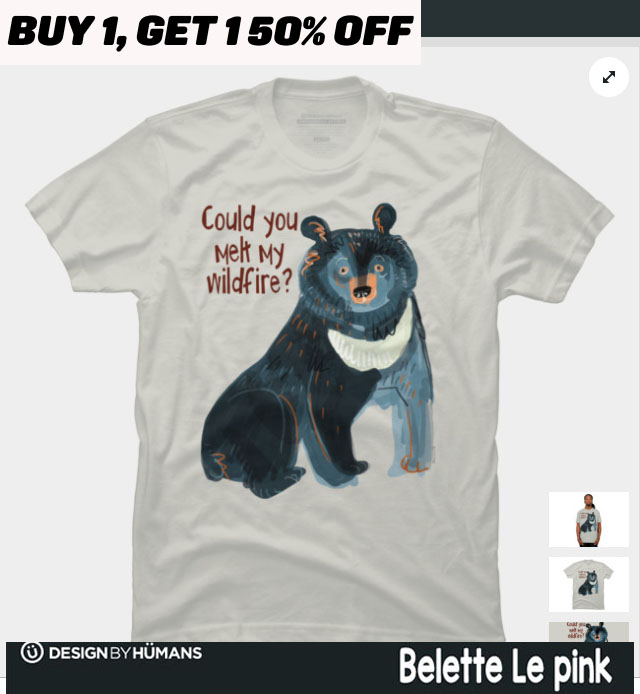 BeletteLePink's tweet photo. #4thJuly sales at @DesignByHumans 
Buy one #tee get 50% OFF in the second one!
#bears #bushdogs and #wolves by @BeletteLePink 
https://t.co/2IFebGG2xY
#tshirt #designbyhumans #belettelepink #wolflovers #tshirtdesign #tshirtshop #animallovers #kidsclothes #tshirtdesign #gifts https://t.co/KtVTIiwCyC