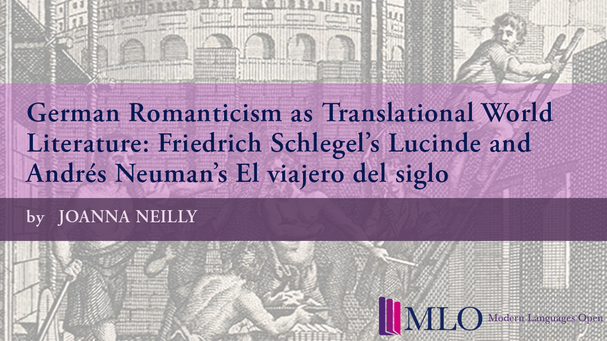 ModLangOpen's tweet photo. "Romantic translation theorists doubt the need for absolute fidelity to the original, suggesting instead a new kind of writing that formally merges the foreign and the familiar". Read Joanna Neilly’s article #OpenAccess ➡️https://t.co/GaKzkbAkEF #translationtheory https://t.co/Fta0Go3yQI