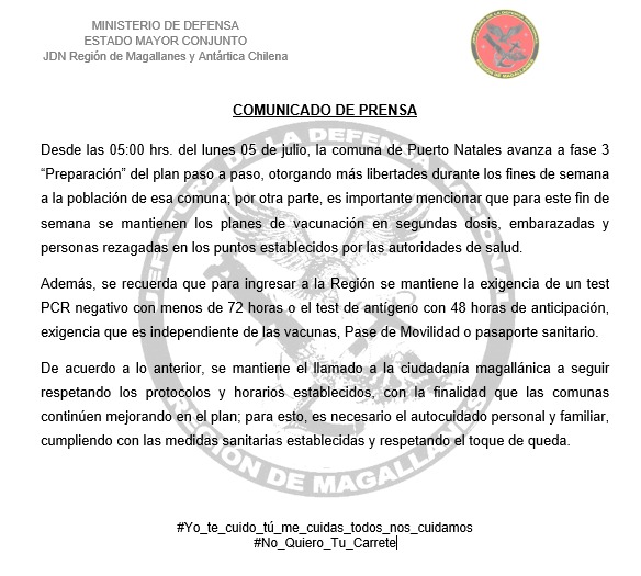 Jefatura de la Defensa Nacional Magallanes tweet media