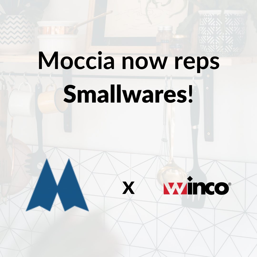 MocciaEnt's tweet photo. Did you hear the news?! Moccia reps Smallwares!!

Did you know about our newest partner, Winco US?

Check out their website at https://t.co/9GhRR1lMSG and reach out to sales@mocciaent.com for more details. https://t.co/2JFGvDwtdv