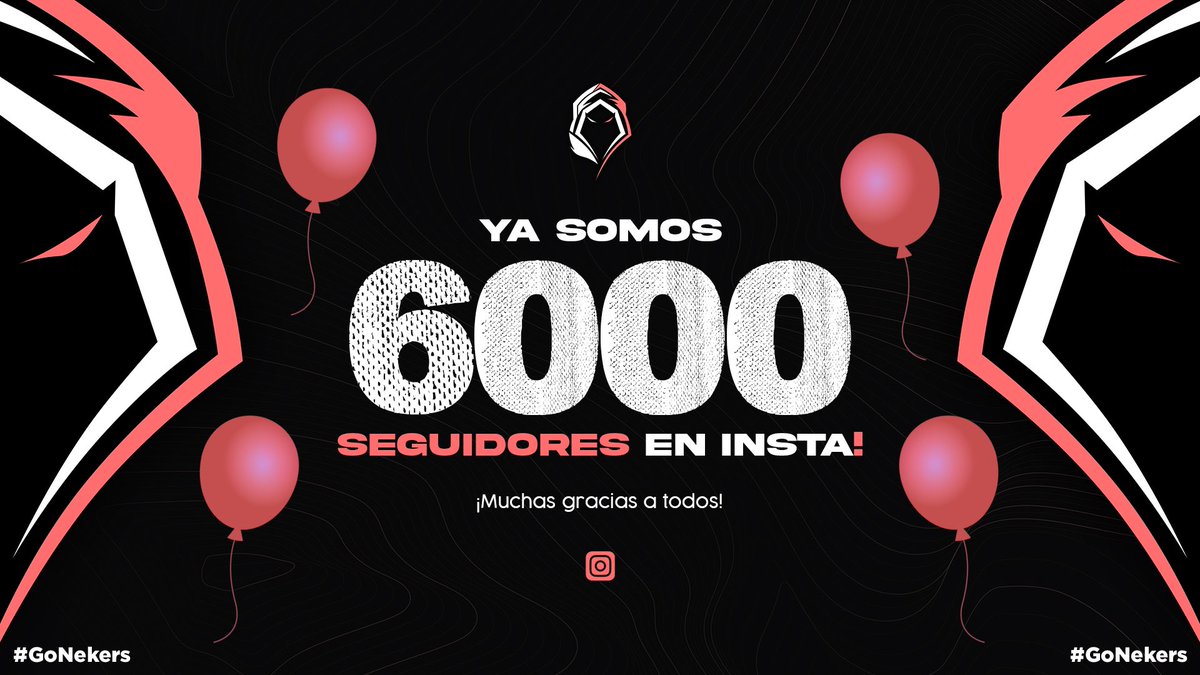 NekersT's tweet photo. Ya somos 6000 seguidores en Instagram! 
Muchas gracias por si apoyo! ❤️‍🔥�� https://t.co/JSPlQqQStt
