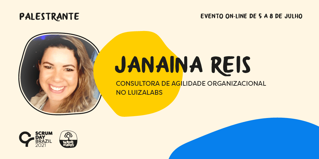 scrumdaybr's tweet photo. Janaina Reis, Consultora de Agilidade na Magazine Luiza, é uma palestrante do Scrum Day Brazil 2021!
Inscreva-se agora e gratuitamente no Scrum Day Brazil 2021: https://t.co/JRr5rFdDQm
scrumdaybrazil #scrum #agilidade #tecnologia #mindsetagil https://t.co/HtOYzWQbvf