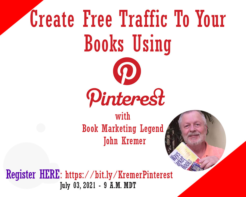 mybookshepherd's tweet image. It’s a YES, YES, YES for SATURDAY for #uthors and book selling—awesome Pinterest book marketing webinar via @JohnKremer @JudithBriles – bit.ly/KremerPinterest #authors #Pinterest #Bookmarketing #selfpublishing #Authors #JudithBriles