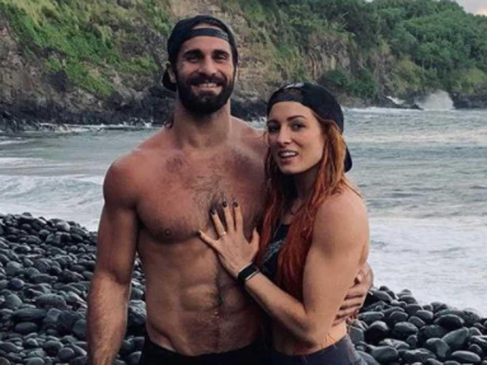 Seth Rollins and Becky Lynch wed