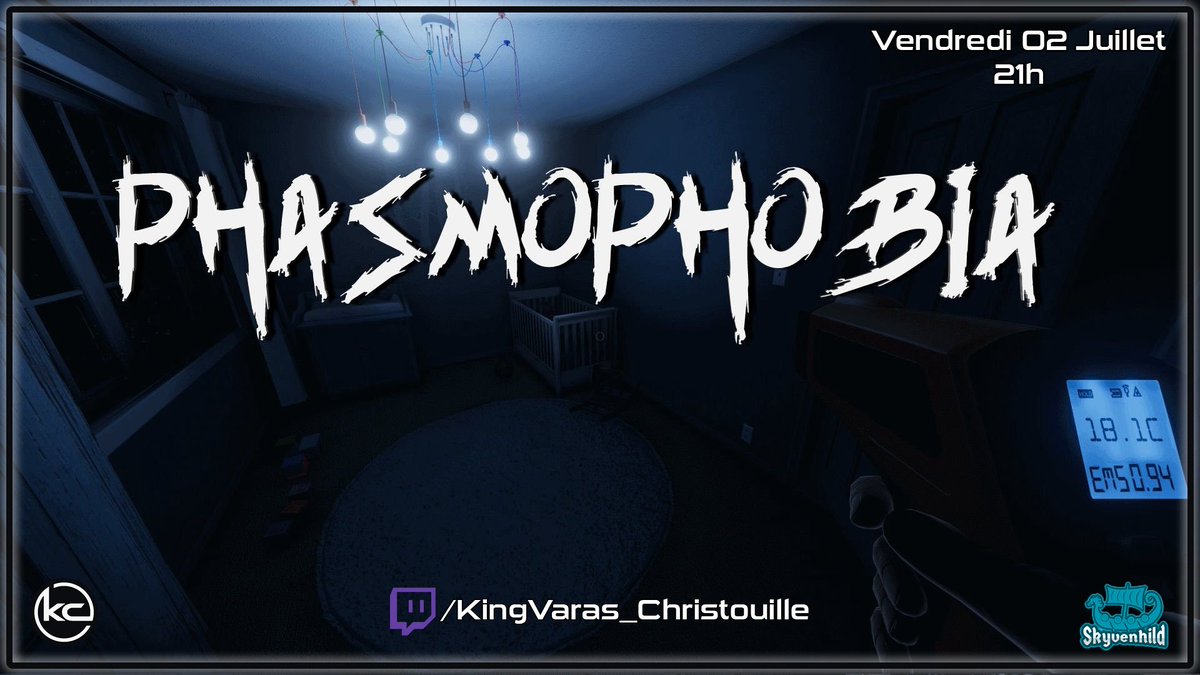 Hey tout le monde ! Ce soir retrouvez @theKingVaras en compagnie de @Skyvenhild, Yunagi et Ness_Lai pour tenter de découvrir quel genre de fantôme veut leur mort !
twitch.tv/KingVaras_Chri…