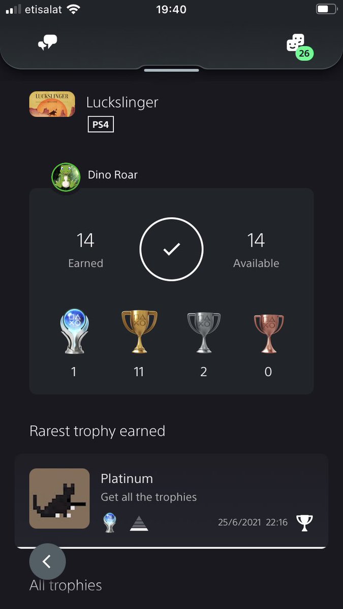 Dino_Roared's tweet photo. #PlatinumTrophy #1781
Luckslinger • JP

2/10 Difficulty - 20-30 Mins #Platinum
#TrophyGuide (by me) on @DEXdotEXE 

https://t.co/wUVw6wrYAu

#Luckslinger @Duckbridge @2AwesomeStudio #DEXdotEXE #PS4Share https://t.co/kWjfJgKZzh
