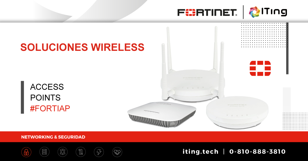 iting_sa's tweet photo. Solución de Infraestructura Inalámbrica Fortinet.

En ITing somos Proveedores de Equipos Fortinet, además realizamos implementación, soporte y capacitación.

Cotizá tu proyecto con el mejor equipo de profesionales.
Estamos listos para empezar!

https://t.co/SZyL8jkZN4 https://t.co/lwxkHpaVOF