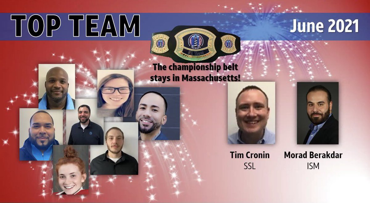 So proud of this team back2back taking the number one spot in the market!!! Let’s keep the Championship Belt in the house!!! #TeamELite #Consistency