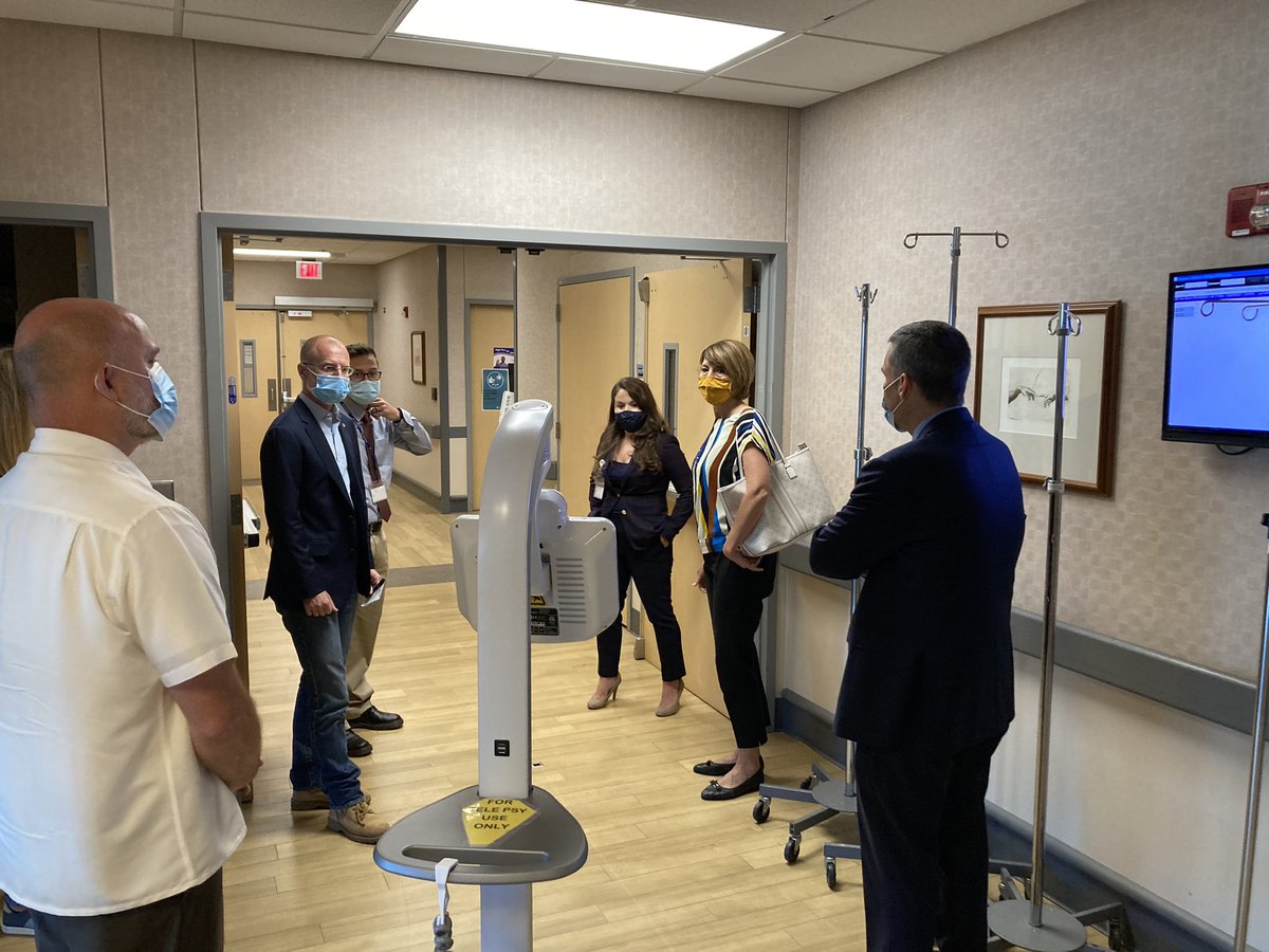 BrendanCarrFCC's tweet image. As COVID-19 hit eastern Washington, Providence Holy Family saw a 17-fold spike in telehealth visits.

With Congresswoman @cathymcmorris leadership, ~$7M in CARES Act funding was quickly awarded to the state.

We heard this morning how that funding helped the community 
#CarrTrip