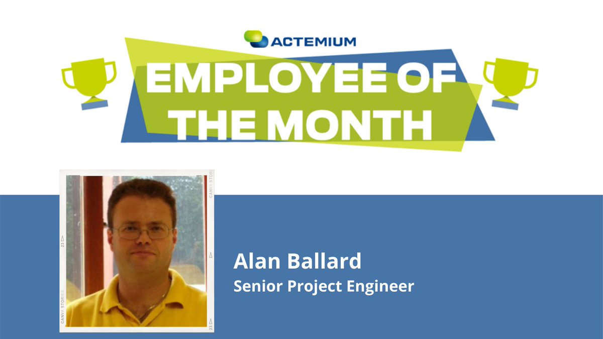 Huge #congratulations to Alan Ballard, Sr. Project Engineer at our #Waterlooville office, for being selected Employee of the Month for exemplifying the value of #teamspirit and #generosity. Thanks for bringing your best to the team, Alan!
#teamplayer #corporatevalues #actemium