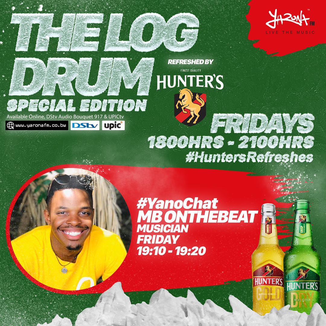 yaronafm's tweet photo. #HomeOfTheYAMAs
Party e on mo The Logdrum refreshed by @hunterscider with Drew Chadhall. 🎶🎵 📻 TUNE IN for #YanoChat with @MB_onthebeat & Amapiano tunes till 9pm!!🔥
#YaronaFM #TheLogdrum
📢Madume gaa timanwe!!
📲Whatsapp: +267 74751545 https://t.co/fvtiS48Yzn