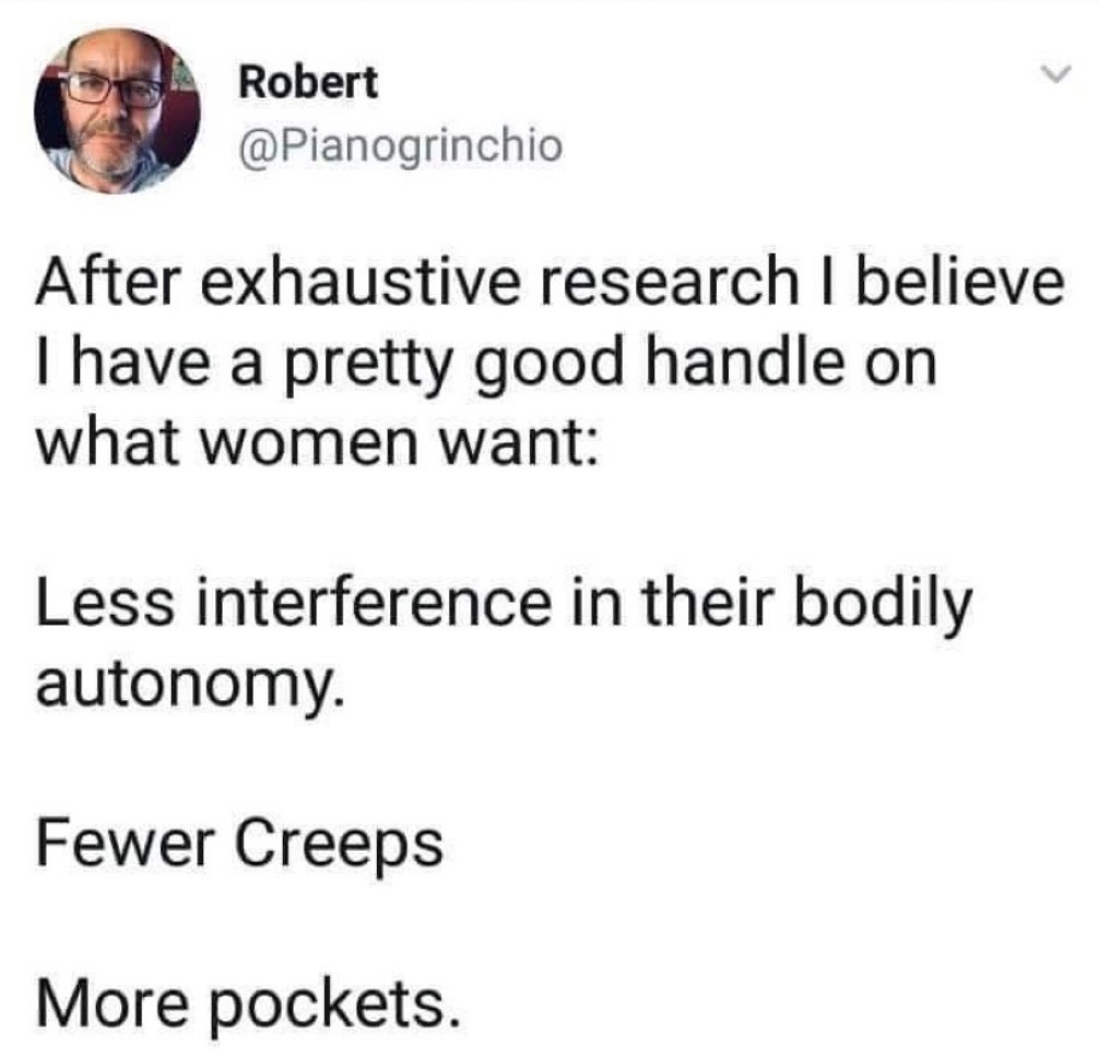 He's not wrong.

#LoveWhatMatters

Credit: @Pianogrinchio