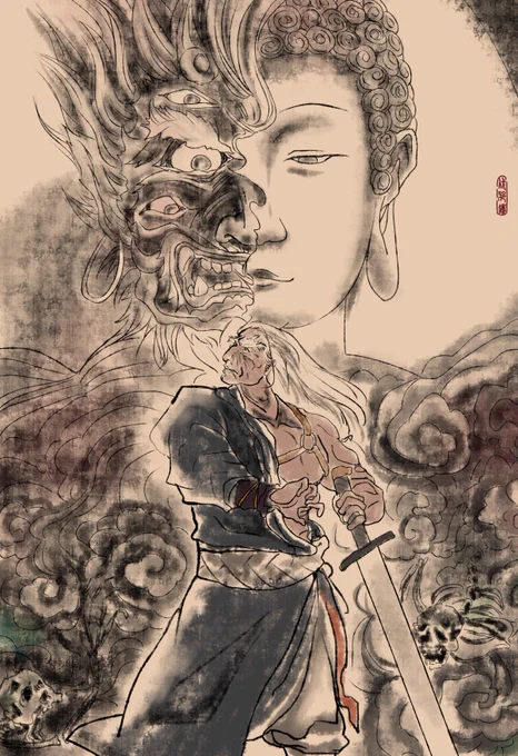有相皆痴苦,无人脱网罗
见我非是我,无我即无魔 