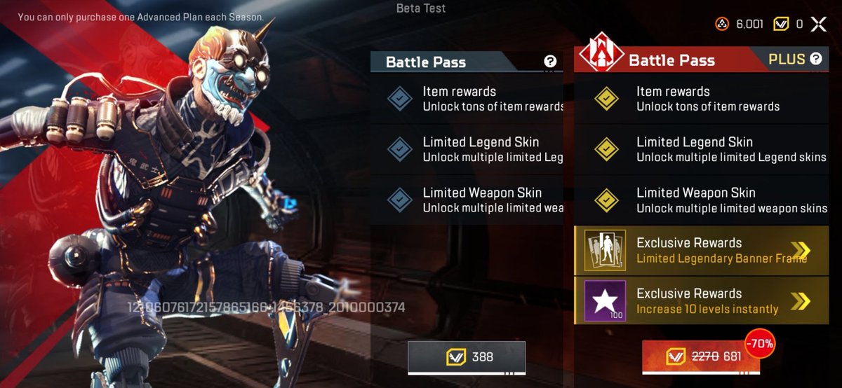 Apex Legends Mobile Battle Pass Prices!