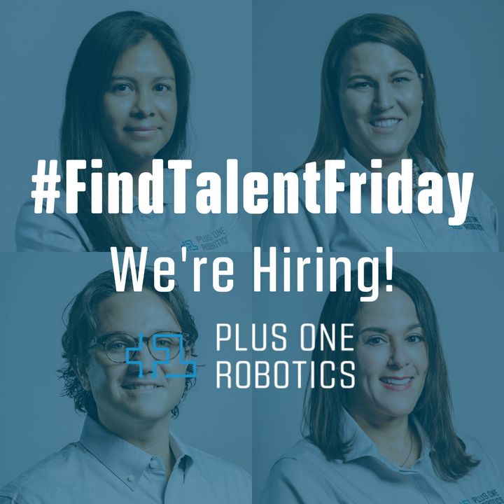 PlusOneRobotics's tweet photo. #FindTalentFriday: None of what we do is possible without having amazing people at every step of the journey. Want to help us change the world? Visit https://t.co/0QIgLo5vhD to apply today!

#robotsworkpeoplerule #jobsintech #careers #roboticsindustry https://t.co/LvlM01g7iR