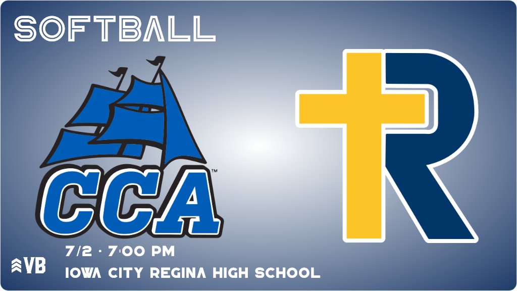 ICReginaSB's tweet photo. Softball (Varsity) Game Day! - Check out the game preview for the Regina Catholic Regals vs the Clear Creek-Amana Clippers. It starts at 7:00 PM and is at Iowa City Regina High School. https://t.co/8Vz5Uzc8Re https://t.co/6lvnp25mkL