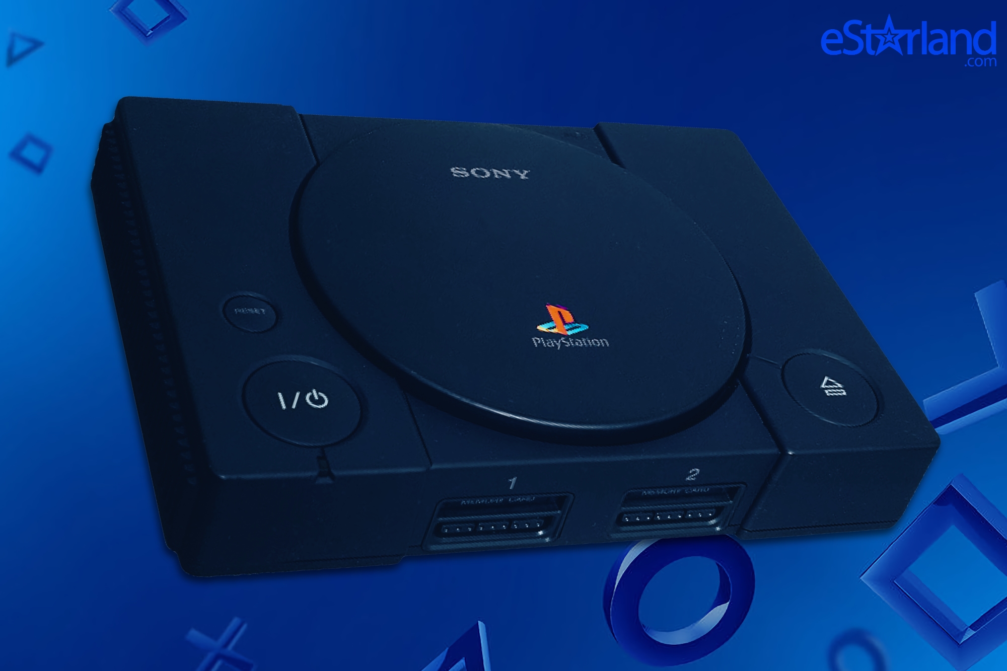 Синяя playstation. Ps1 Midnight Blue.