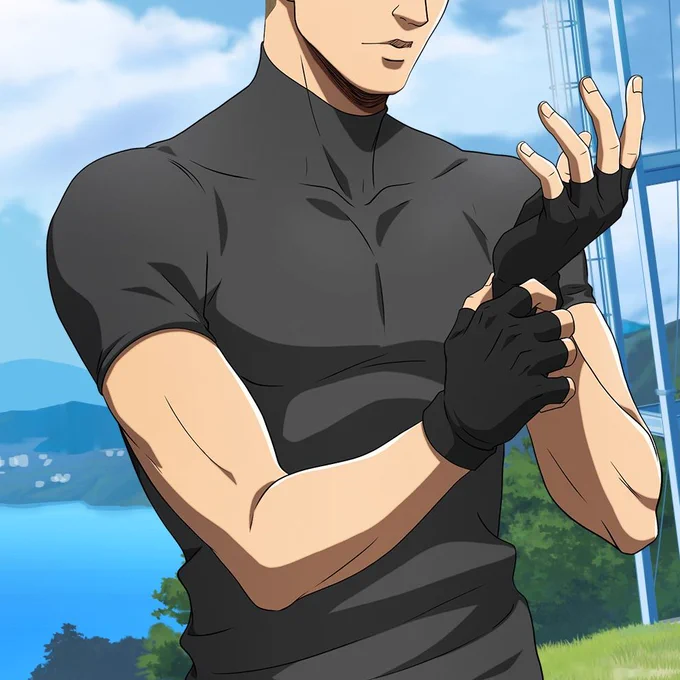 Head empty just Erwin's forearms 