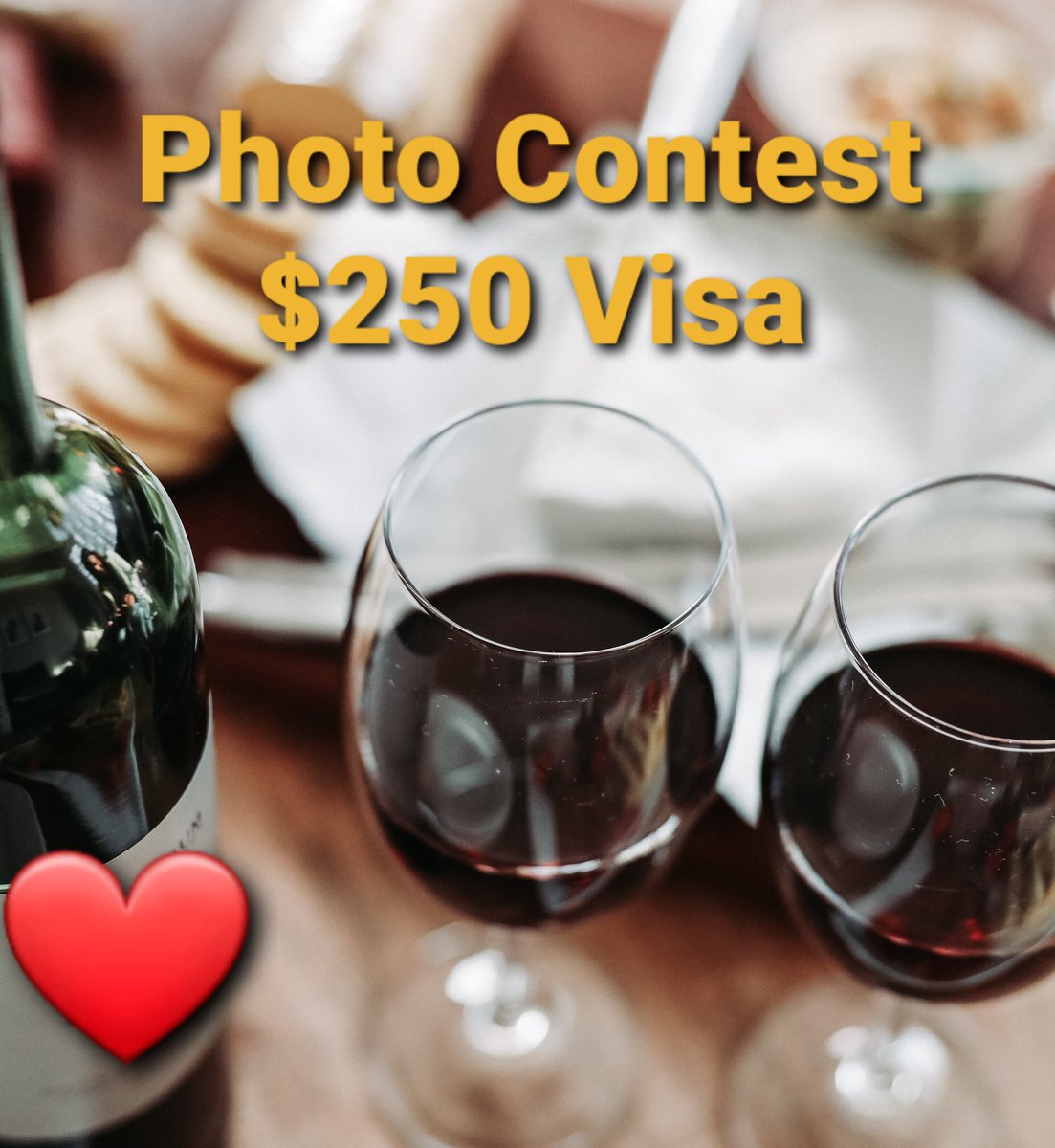 📸 Post It to your feed
💥 Tag &amp; mention <a href="/_vinovoyage/">Vino Voyage</a>
✅ Done!

🗳 Most ❤s wins (on your feed)
🍷OR Wineries or OR Wine (distinguishable)
📍Winery location
📢 Mention <a href="/_vinovoyage/">Vino Voyage</a> &amp; tag us.
⏳Enter by 7/31/21
📽 Vids ok!
⭐ Mult SM platforms engaged
📸 Jeff Seipman