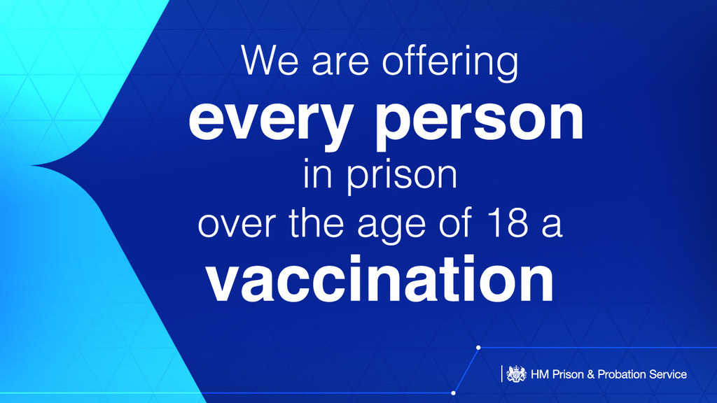 Has your family member in prison had their COVID vaccination? 👇