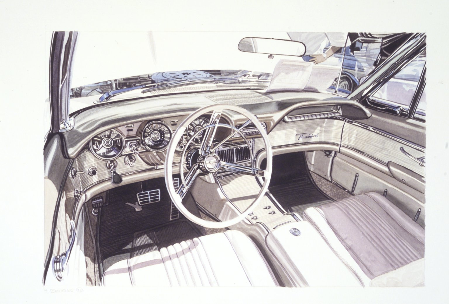 BM: Contemporary Art (Bot) on Twitter: "Hal Brooks, '66 T-Bird, 1993