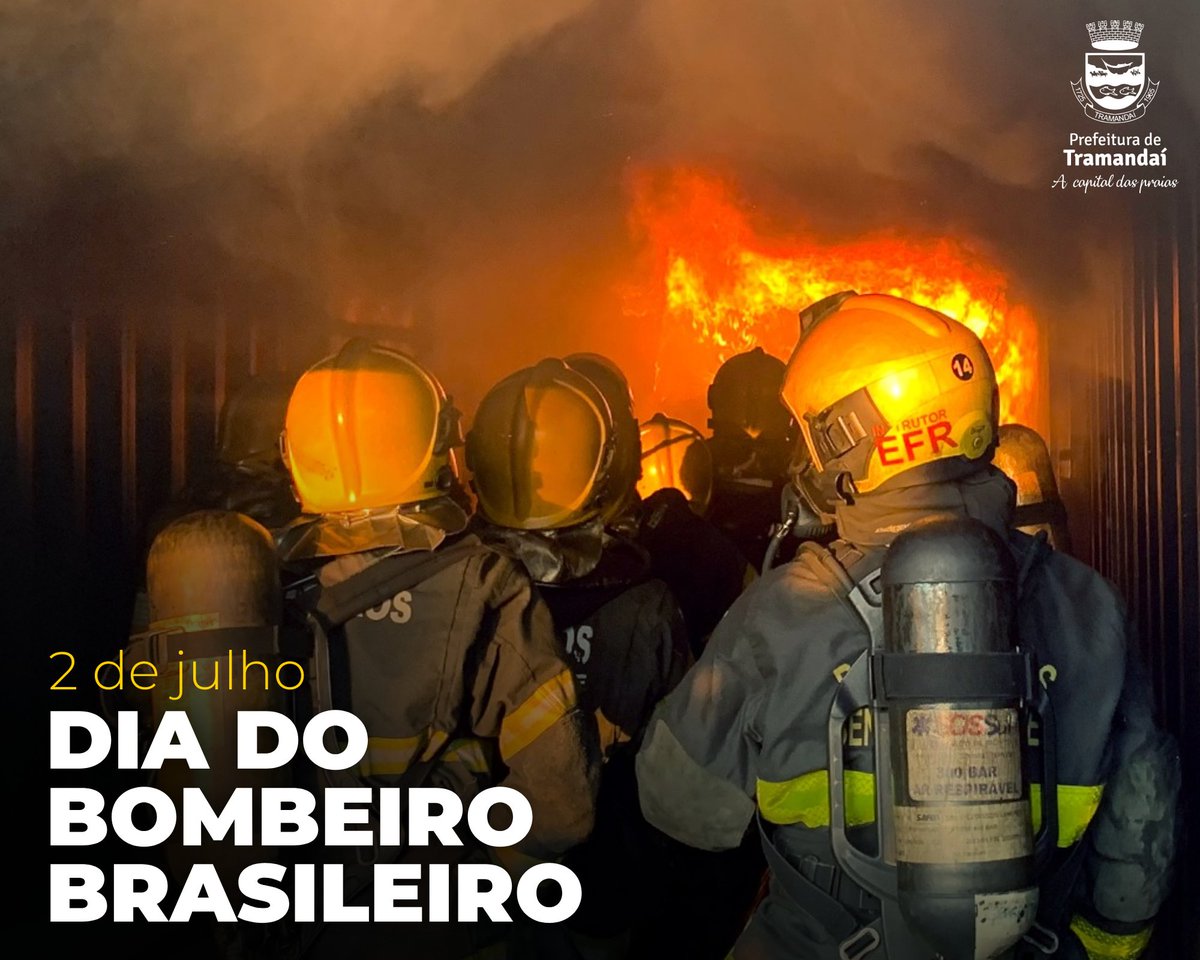 preftramandai's tweet photo. Hoje é o Dia Nacional do Bombeiro Militar 🚒https://t.co/52PcGr2jmt https://t.co/tOItOmi9VG