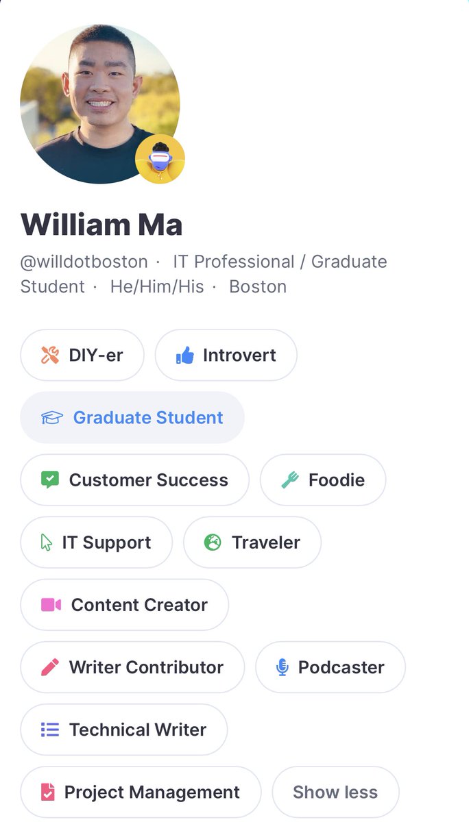 I’ve been looking for a solution like <a href="/PolyworkHQ/">Polywork (Not Active)</a> for a really long time. A new professional network where you can showcase your accomplishments beyond a LinkedIn profile. DM me if you want an invite code.