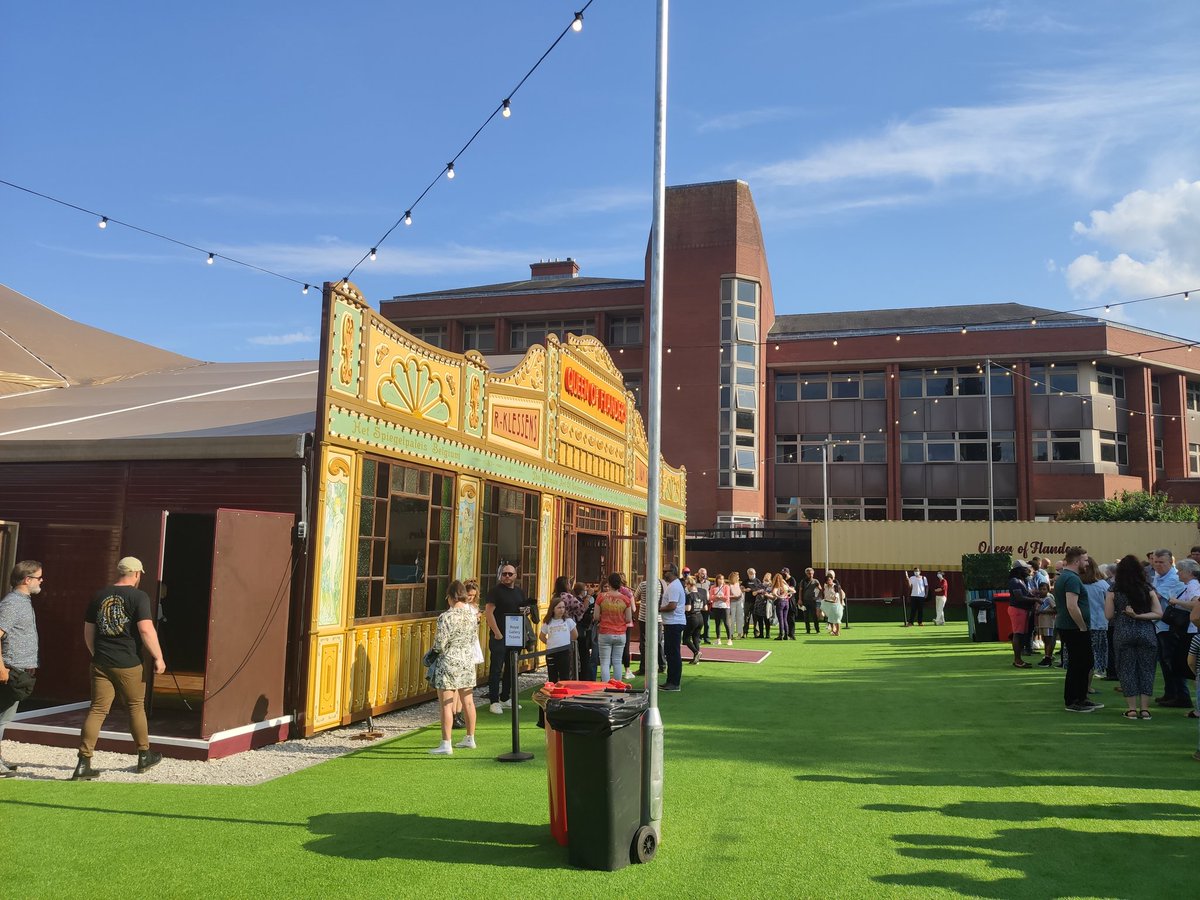 Coventry2021's tweet photo. The @AssemblyFest #FestivalGarden is looking stunning in the sunshine for press night. ☀️

The site is free to enter whether you're coming to see a show or not, so come down, grab a drink and soak up the atmosphere. 🍹🍺 https://t.co/3eQbSsKSvM