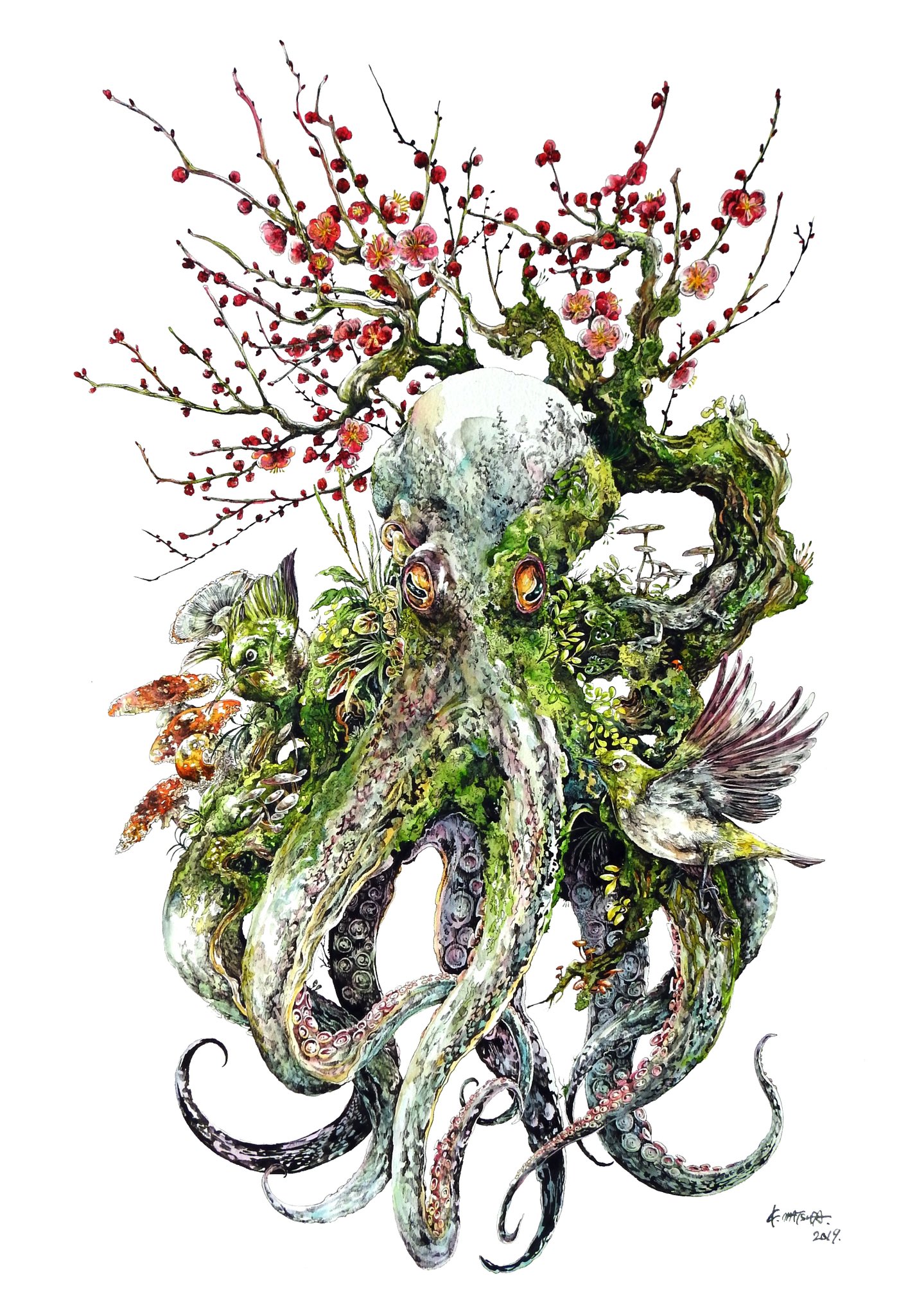 マツダケン　原画(タコ) マツダケン 原画(タコ) - メルカリ