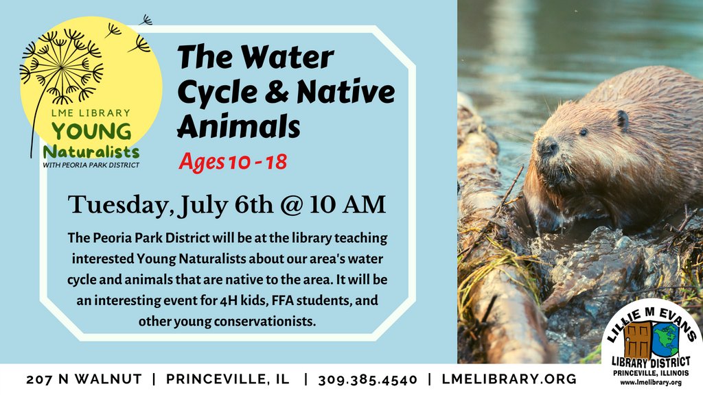 Register now to be a part of our Young Naturalist Programs [bit.ly/lmeregister]. We also need high school students to mentor younger participants. Volunteer credit will be given.⁠
#YoungNaturalists #conservation #ForestParkNatureCenter #watercycle #nativeanimals #library