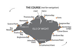 alasdairmalloy's tweet photo. Here’s the course for tomorrow’s @RoundtheIsland race. My team’s start time is 07.20 #IRC3 onboard Prospero of Hamble a Sigma 33. Wish us luck! https://t.co/EH1Jbdo2sK