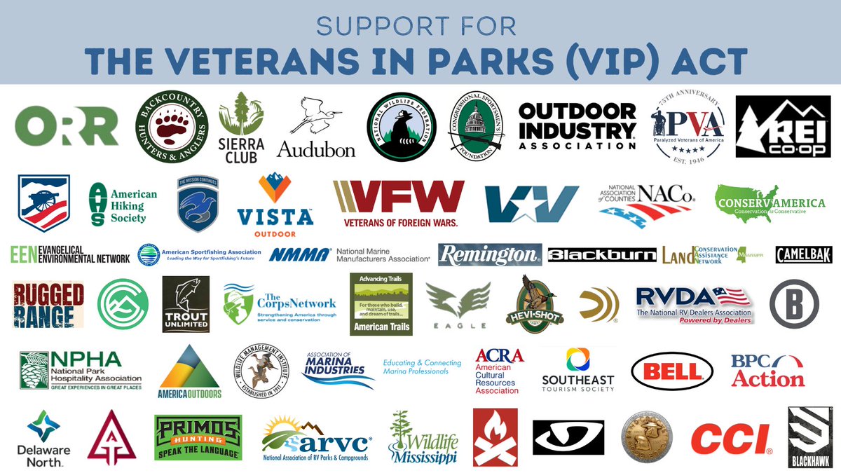 missioncontinue's tweet image. We're proud supporters of the Veterans in Parks (VIP) Act, bipartisan legislation that will give active-duty service members, veterans, and Gold Star Families free access to America's most iconic natural treasures. #VIPAct